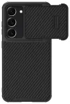 Nillkin Synthetic Fiber S Case &uuml;mbris Samsung Galaxy S23+, kaamerakate, must