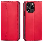 Magnet Fancy Case raamatut&uuml;&uuml;pi telefoni &uuml;mbris alusega iPhone 14 Pro punane