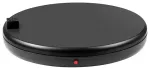 Rotating display stand Puluz with power socket 45 cm (black)
