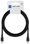 Blue Star PJ73-13-3 andmeedastus- ja laadimiskaabel | USB-C kuni USB-C | 60W | 1m | must