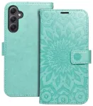 MEZZO mandala raamatut&uuml;&uuml;pi telefoni &uuml;mbris Samsung Galaxy A34 (A346) roheline