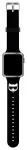 Karl Lagerfeld Choupette Head nutikella rihm Apple Watch (42/44 mm) jaoks | silikoonist | must