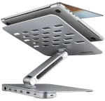 Axagon HMC-STND USB-jaotur | USB-C kuni 3x USB 3.0, HDMI, RJ45, USB-C | 100W