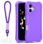 Safepop telefoni &uuml;mbris rihmaga iPhone 16 lilla