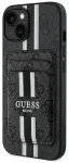 Etui Guess 4G Stripes z portfelem         Magsafe do iPhone 15 czarny