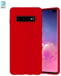 Riff Plan & Soft pehme silikoonist tagakaas pehme siseosaga Samsung Galaxy S10 G973 Red