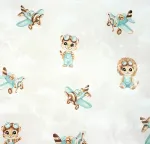 Miniania flanellist m&auml;hkimisalus veekindla kihiga PILOTS 50x70 cm (1180)