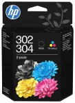 Tintikassett HP No.302/304 (B82L1AE) BK+CMY 120l+100l OEM