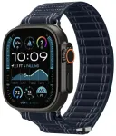 Spigen WBF0 nutikella rihm Apple Watch 8/9/10/11/SE/Ultra (44/45/46/49 mm) jaoks | silikoonist | tumesinine