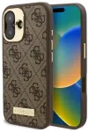 Guess GUHMP16MU4GPRW iPhone 16 Plus 6.7" pruun|brown hardcase 4G Logo Plate MagSafe