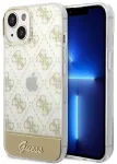 Guess GUHCP14MHG4MHG iPhone 14 Plus | 15 Plus 6.7" złoty|gold hardcase 4G Pattern Script