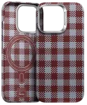 Benks Magnetic Armor Vichy Kevlar telefoni &uuml;mbris iPhone 16 Pro Max punane