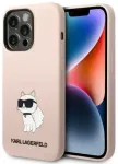 Karl Lagerfeld KLHCP14LSNCHBCP iPhone 14 Pro 6,1" hardcase r&oacute;żowy|pink Silicone Choupette