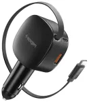 Spigen EV603BT Essential autolaadija | 60W | PD, QC | USB-A, USB-C | must