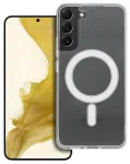 Clear Mag Cover (MID) telefoni &uuml;mbris MagSafe toega Samsung Galaxy A27 5G (A276) l&auml;bipaistev