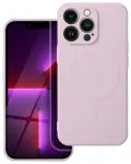 Silicone Mag telefoni &uuml;mbris MagSafe toega Samsung Galaxy A27 5G (A276) roosa