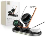 Tech-Protect A51 ArcticBoost 3-in-1 juhtmevaba laadija | Qi 2.2 | &Uuml;hildub MagSafe'iga | 25W | must