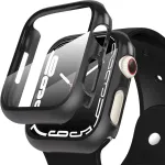 Tech-Protect Defense360 nutikella &uuml;mbris Apple Watch Series 7 (45 mm) jaoks | sisseehitatud klaasiga | must