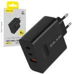 Blavec seinalaadija BC-11 GaN - USB + 2xType C - QC PD 65W 3A (TCBC11G-U2CB653A) must
