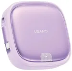 USAMS SJ650USB03 3-in-1 andmeedastus- ja laadimiskaabel | USB-A kuni Micro USB, USB-C, Lightning | 60W | lilla