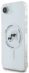 Karl Lagerfeld IML K&CH Heads Metal Frame telefoni&uuml;mbris iPhone 16e jaoks, l&auml;bipaistev, MagSafe-ga