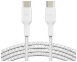 BELKIN CAB004BT1MWH2PK andmeedastus- ja laadimiskaabel | USB-C | 1m | valge | 2 tk komplekt