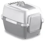 Cat toilet closed WivaCat 55x40x40cm white|grey