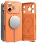 Ringke Silicone Magnetic MagSafe &uuml;mbris iPhone 17 Pro Max jaoks - Oranž