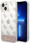 Guess GUHCP14MHG4MHP iPhone 14 Plus | 15 Plus 6.7" r&oacute;żowy|pink hardcase 4G Pattern Script