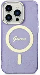 Guess GUHMN61HCMCGU iPhone 11 | Xr 6.1" purple|purple hardcase Glitter Gold MagSafe