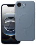Silicone Mag Cover telefoni &uuml;mbris MagSafe toega iPhone 16e sinine