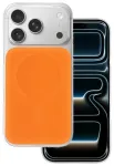 Glossy telefoni &uuml;mbris MagSafe toega iPhone 17 Pro Max oranž