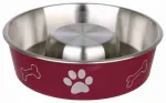 Koera kauss, metall : Trixie Slow Feed stainless steel bowl, 1.4 l/&oslash; 21 cm