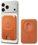 SPIGEN VALENTINUS MAGFIT+ MAGSAFE UNIVERSAL MAGNETIC CARD HOLDER METALLIC ORANGE