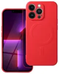Silicone Mag telefoni &uuml;mbris MagSafe toega Samsung Galaxy A27 5G (A276) punane