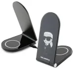 Karl Lagerfeld Ikonik 2-in-1 juhtmevaba laadija | Qi | &Uuml;hildub MagSafe'iga | 15W | must