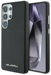 Etui Karl Lagerfeld Saffiano Full     Wrapped Elongated Metal Logo MagSafe do Samsung Galaxy S25 Ultra czarny
