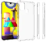 Fusion anti shock 0.5 mm silikoonist kaitse&uuml;mbris Samsung M317 Galaxy M31S l&auml;bipaistev