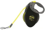 Automaatne rihm koertele : Trixie Flexi GIANT PROFESSIONAL, tape leash, L: 10 m, black|neon yellow