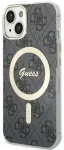 Guess GUHMP14MH4STK iPhone 14 Plus | 15 Plus 6.7" black hardcase 4G MagSafe