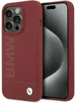 BMW BMHMP15LSLBLRE iPhone 15 Pro 6.1" punane | red hardcase Silicone Big Logo MagSafe