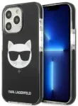 Karl Lagerfeld TPE Choupette Head telefoni &uuml;mbris iPhone 13 Pro must (kass)