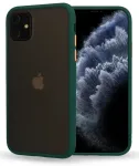 Vennus Color Button Bumper for Samsung Galaxy A20S Green