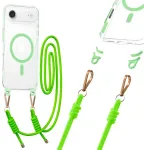 Tel Protect Strap Clear telefoni &uuml;mbris iPhone 17 Air roheline