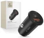 TECH-PROTECT CC02 autolaadija | 35W | PD, QC | USB-A, USB-C | must