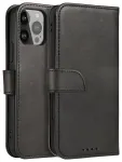 Magnet Case raamatut&uuml;&uuml;pi telefoni &uuml;mbris alusega iPhone 14 Pro Max must