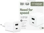 PanzerGlass Empower Turbo reisilaadija | 35W | USB-C, USB-A | valge