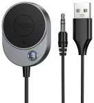 Juhtmeta autovastuv&otilde;tja Hoco AUX Bluetooth kaabliga Jack 3,5 mm E150 metallhall