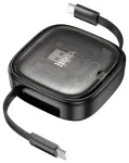 Hoco U140 4-in-1 andmeedastus- ja laadimiskaabel | USB-C kuni USB-A, Lightning, Micro USB | PD | 60W | 0.95m | must