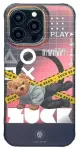 Zuck Bear New York Never Sleep telefoni &uuml;mbris MagSafe toega iPhone 15 Pro Max Queens Spark TTT